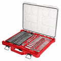 106-Piece 1/4" & 3/8" SAE/Metric Ratchet and Socket PACKOUT Set